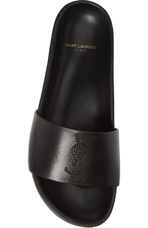 ysl jimmy logo slide|Saint Laurent Slides For Women .